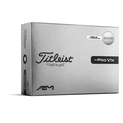 Titleist -Pro V1x Left Dash AIM Enhanced Golf Balls
