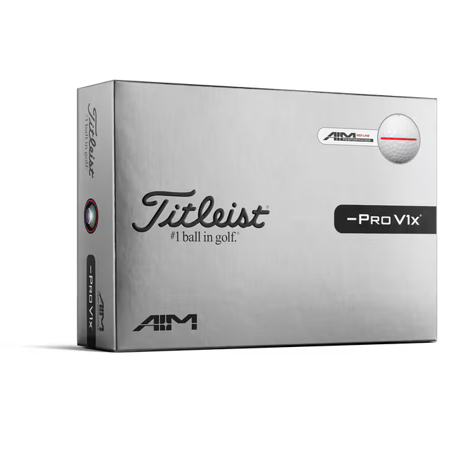 Titleist -Pro V1x Left Dash AIM Performance Golf Balls
