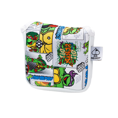 Pins And Aces Golf TMNT - Comics Mallet Cover