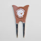 Team Golf NCAA Die Cut Divot Tool With 2 Ball Markers