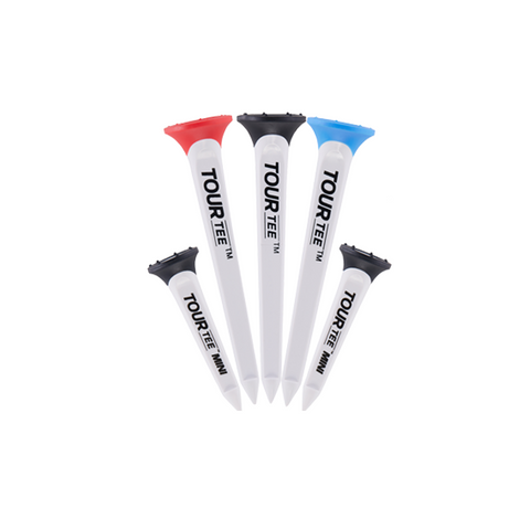 Tour Tees Virtually Unbreakable Plastic Golf Tees