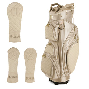 iBella Ladies Golf Cart Bag with Matching Headcovers