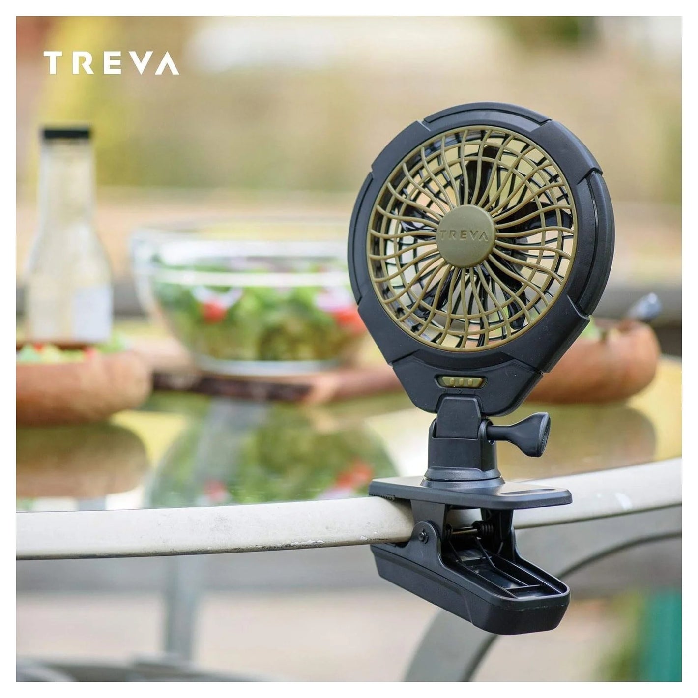 Treva 5" Battery-Powered Clip Fan