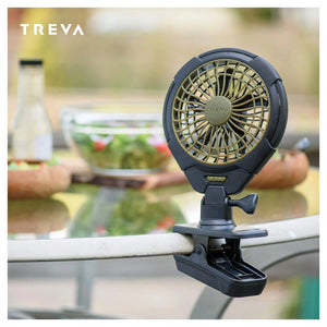 Treva 5" Battery-Powered Clip Fan