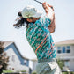 Pins & Aces Men's TROUT SPLATTER Performance Polo