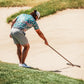 Pins & Aces Men's TROUT SPLATTER Performance Polo