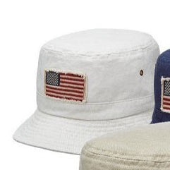 Dorfman USA Twill Bucket Hat