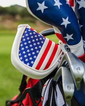 Pins & Aces USA Tribute Mallet Putter Head Cover