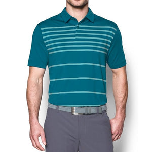 Under Armor Men's CoolSwitch Brassie Stripe Polo Golf Shirt