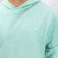 Pins & Aces Golf Waffle Knit Mint Hoodie