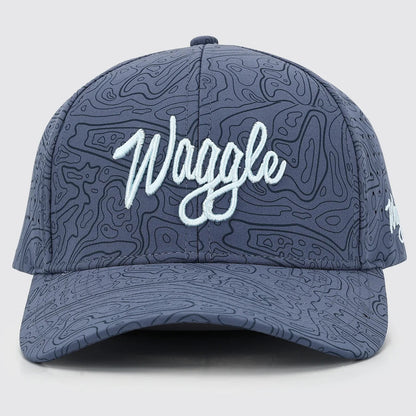 Waggle Golf Brand Loon Lake Topographic Hat