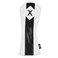Sahara White Quilted Retro Golf Headcover Set - 5 Pack