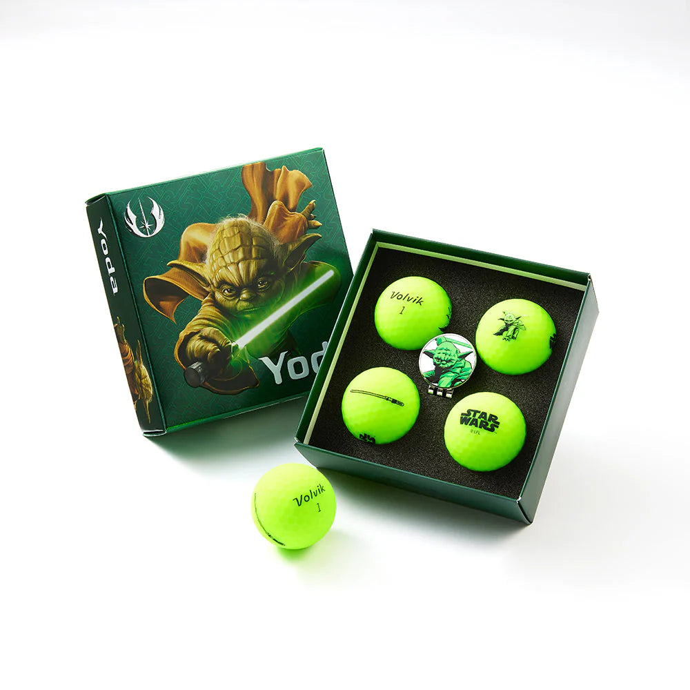 Volvik Vivid Soft Star Wars™ Yoda Pack Golf Balls