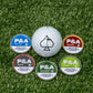 Pins And Aces Golf 6 Milly - Wintergreen Ball Marker
