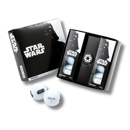 Volvik Vivid Soft Star Wars™ Darth Vader - 6 Ball Set w/ Marker