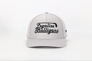 Shank It Golf Legalize Mulligans Gray Golf Hat