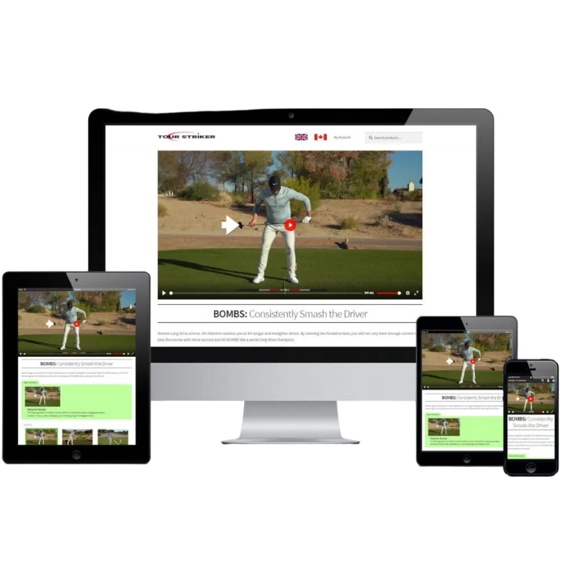 Tour Striker Inc Golf BOMBS: Consistently Smash the Driver (Digital Series)