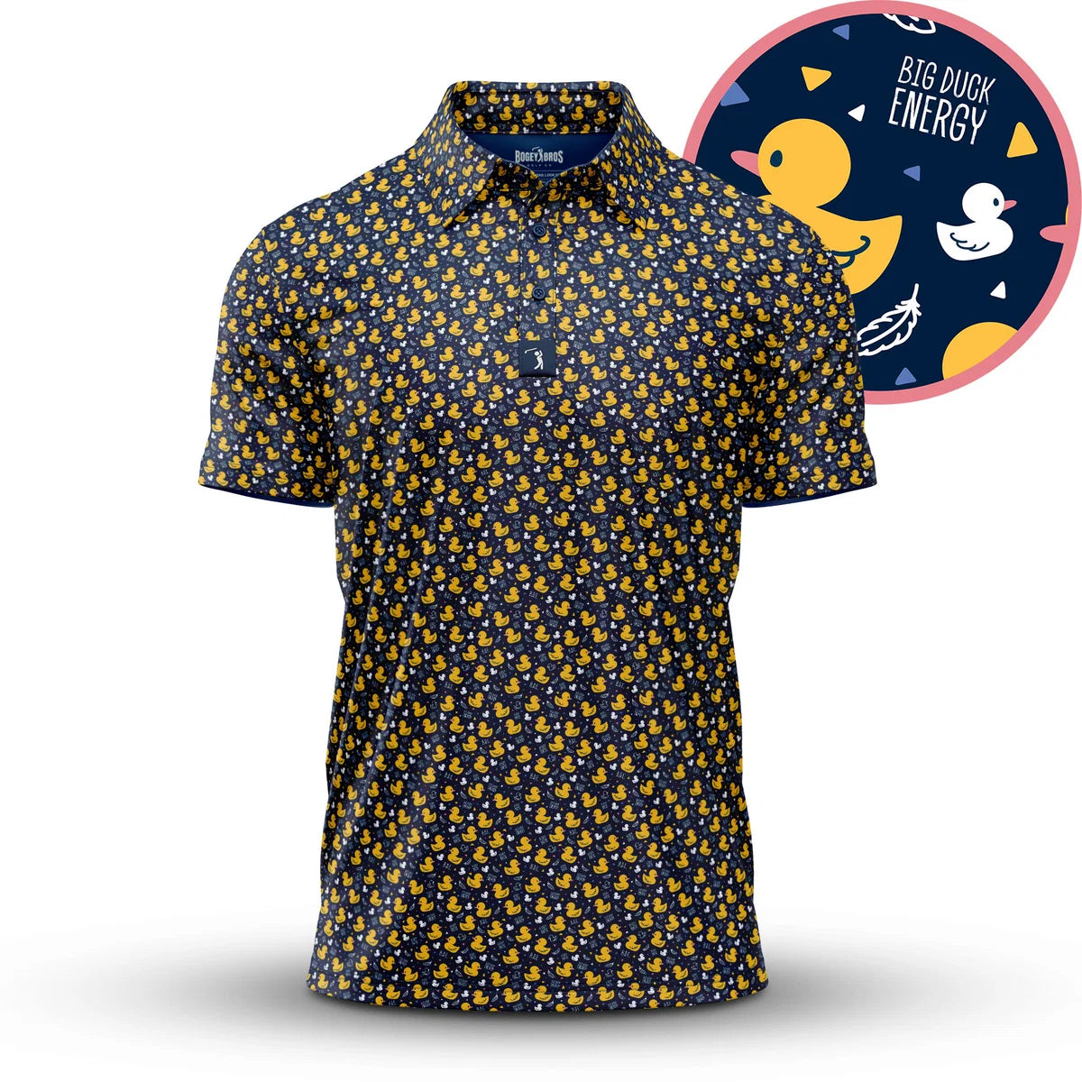 Bogey Bros Big Duck Energy Golf Polo