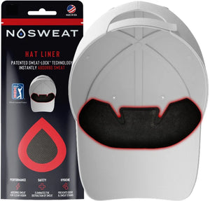 NoSweat PGA Tour Officially Licensed Golf Cap Hat Sweat Liners