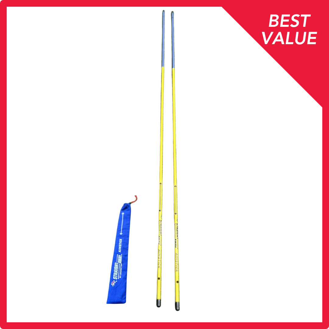 Leadbetter Swing Aids The StraightAway AIMSTICK 2-Pack