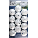 Intech Golf Practice Balls with Holes (12 Pack)