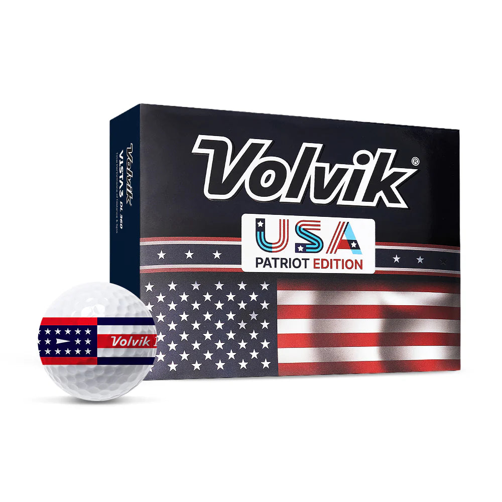 Volvik Vista3 DL 360 Golf Balls Patriot Pack