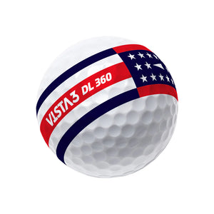Volvik Vista3 DL 360 Golf Balls Patriot Pack