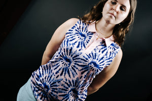 Shank It Golf Womens Tie Dye Polo