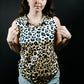 Shank It Golf Womens Cheetah Leopard Polo