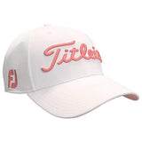 Titleist Tour Sport Mesh Fitted Cap - White/Island Red