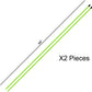 Golf Alignment Rods - MORODZ - 2 pack