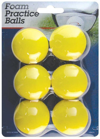 Intech Golf Foam Practice Balls, 6 Pack