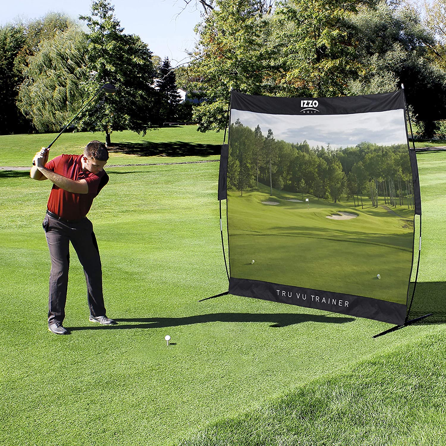 Izzo Golf Tru Vu Trainer Hitting Net - Thumbnail 5