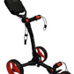 Axglo Golf TriLite 3 Wheel Push Cart