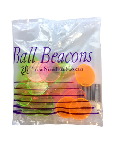 Beacons Large Neon Golf Ball Markers