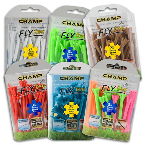 Champ Fly Tees 3.25" Plastic Golf Tees