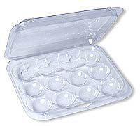 Golf Ball 12 Ball Egg Carton Clam Shell Packaging