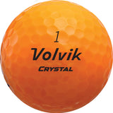 Volvik Crystal 2022 Focus Colored Golf Balls by the Sleeve