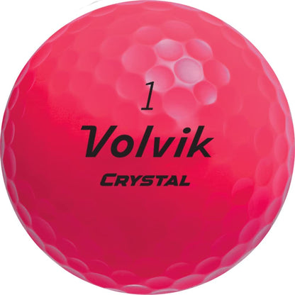 Volvik Crystal 2022 Focus Colored Golf Balls by the Sleeve