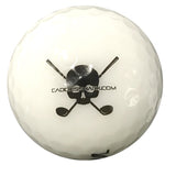 CaddiesShack Custom Jolly Rogers Skull & Crossbones Volvik Crystal Golf Balls