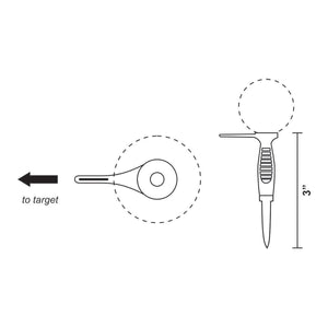 FlexTee AlignTee Flexible Golf Tees (4 pack)