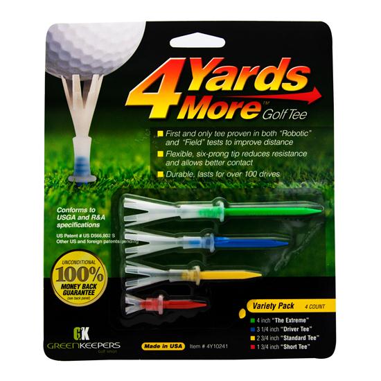 Greenkeepers 4 Yards More Plastic Golf Tees