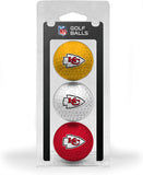 NFL Golf Balls 3 Ball Gift Pack