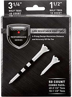 Maxfli Performance Series Combo Pack Golf Tees