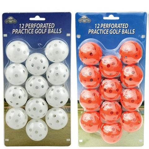 OnCourse Golf Perforated Practice Golf Balls