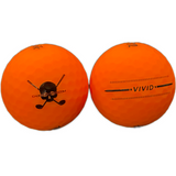 CaddiesShack Custom Jolly Rogers Skull & Crossbones Volvik Vivid Matte Golf Balls