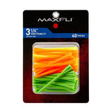 Maxfli Pronged High-Visibility Golf Tees - 40 pack