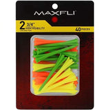 Maxfli Pronged High-Visibility Golf Tees - 40 pack