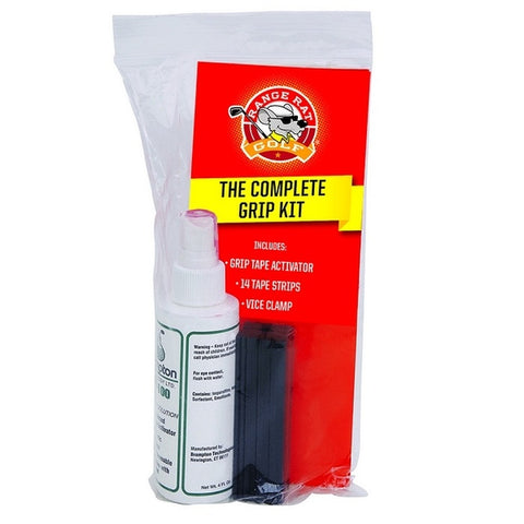 Range Rat Complete Grip Kit - Solvent, Tape , & Clamp