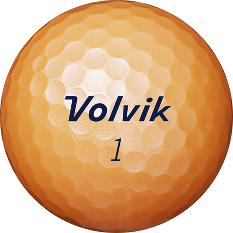 Volvik Solice Orange 3 Ball Sleeve